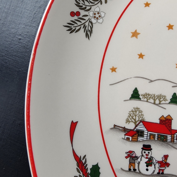 4 side plates 🍽️ | vintage | Made in Japan | The Joy Of Christmas 🎄🎁 - Picture 11 of 13